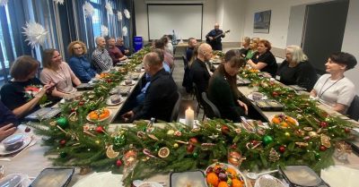 Wigilijne spotkanie w Komendzie Powiatowej Policji w Lesku