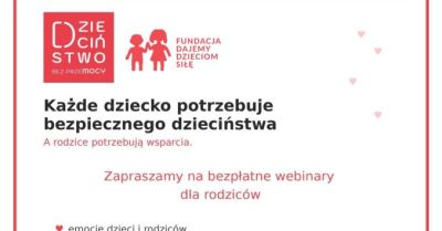 Placówki dołączają do kampanii Dzieciństwo bez Przemocy